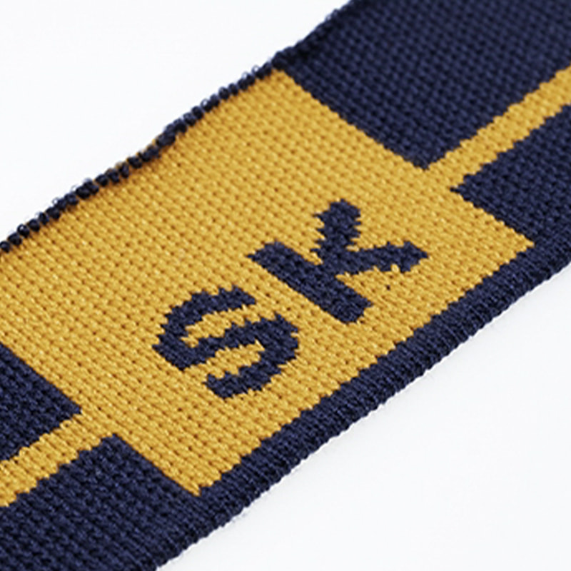 Tkanina poliestrowa, żakardowa, prążkowana, z rękawami koszuli polo